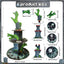 Soporte 3 niveles cupcakes Halloween zombi cementerio fiesta