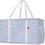 Bolsa playa plegable reforzada alambre metal azul set 2