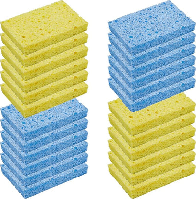 24 Esponjas Celulosa Absorbentes para Cocina Baño Niños