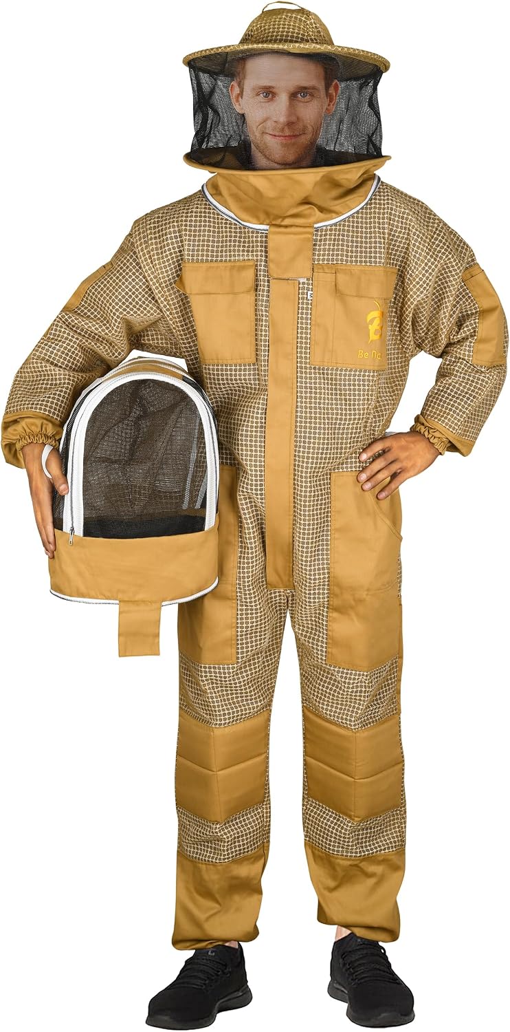 Traje apicultura 3 capas protector resistente