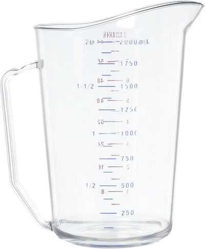 Taza medir 2qt policarbonato transparente