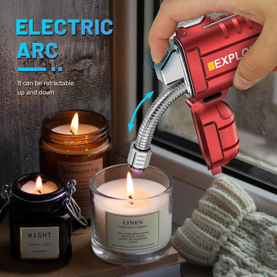 Encendedor USB C flexible a prueba de agua para velas