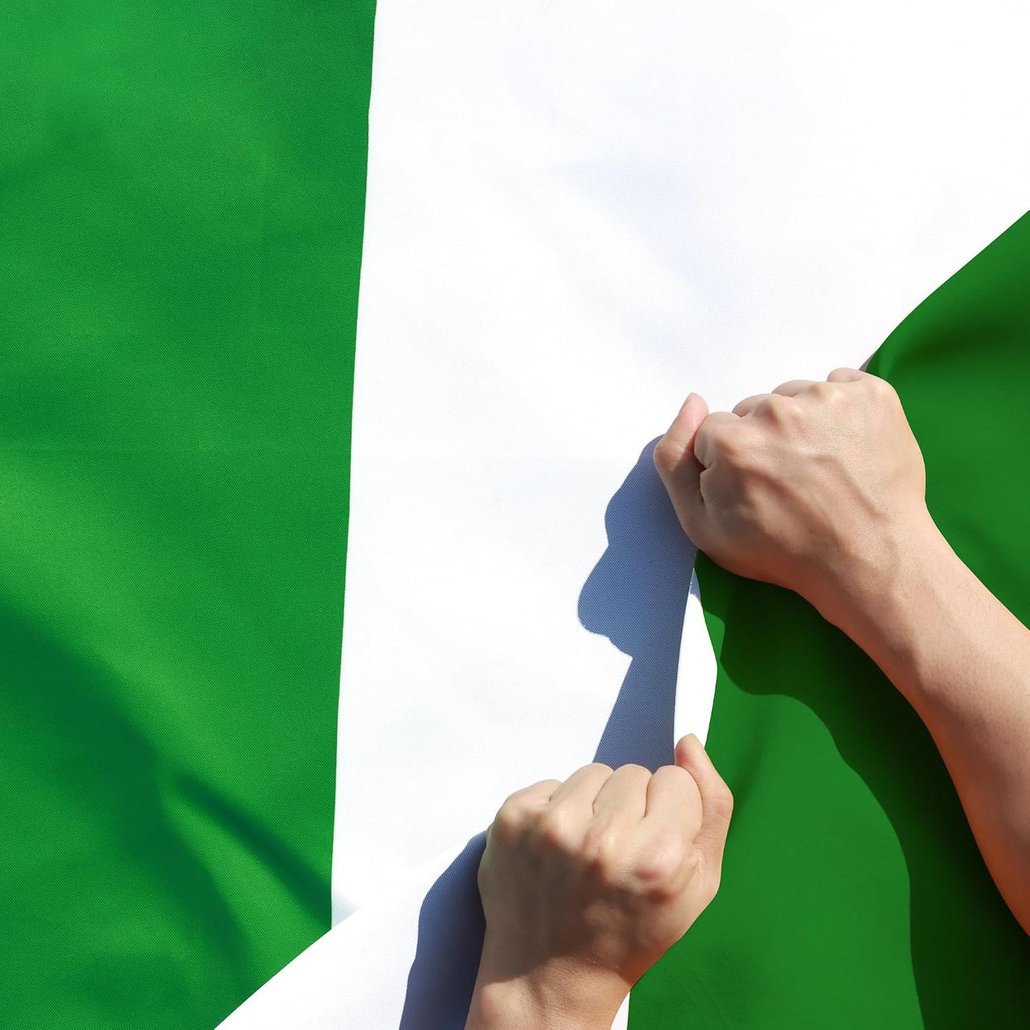 Bandera Nigeria 3x5ft 3 capas resistente arrugas