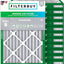 Filtro aire MERV 8 plisado electrostático HVAC 18x25x2 paq