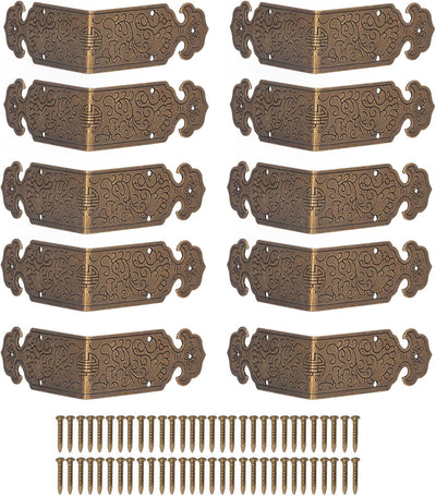 Protectores de esquina de caja de cobre Jeanoko para muebles, escritorios y armarios