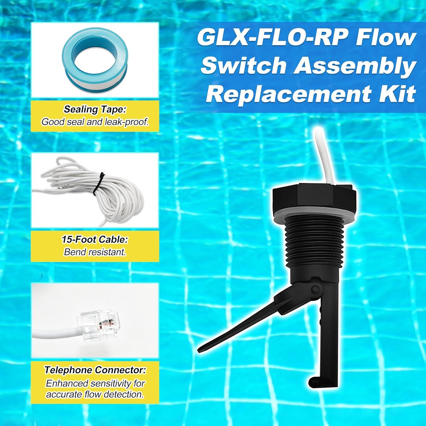 Kit reemplazo sensor flujo acuarita Hayward/Goldline