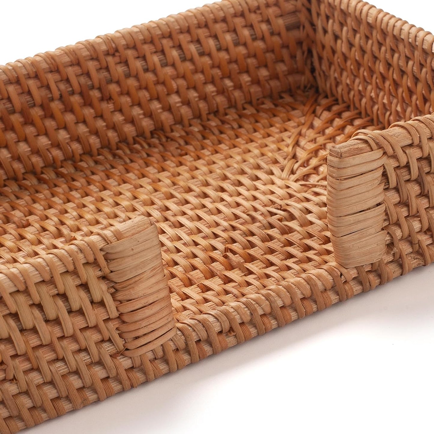 Servilletero ratán rectangular para cocina 9.5x5.5pulg