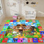 Alfombra infantil sala set 59x39" animales arca Noé