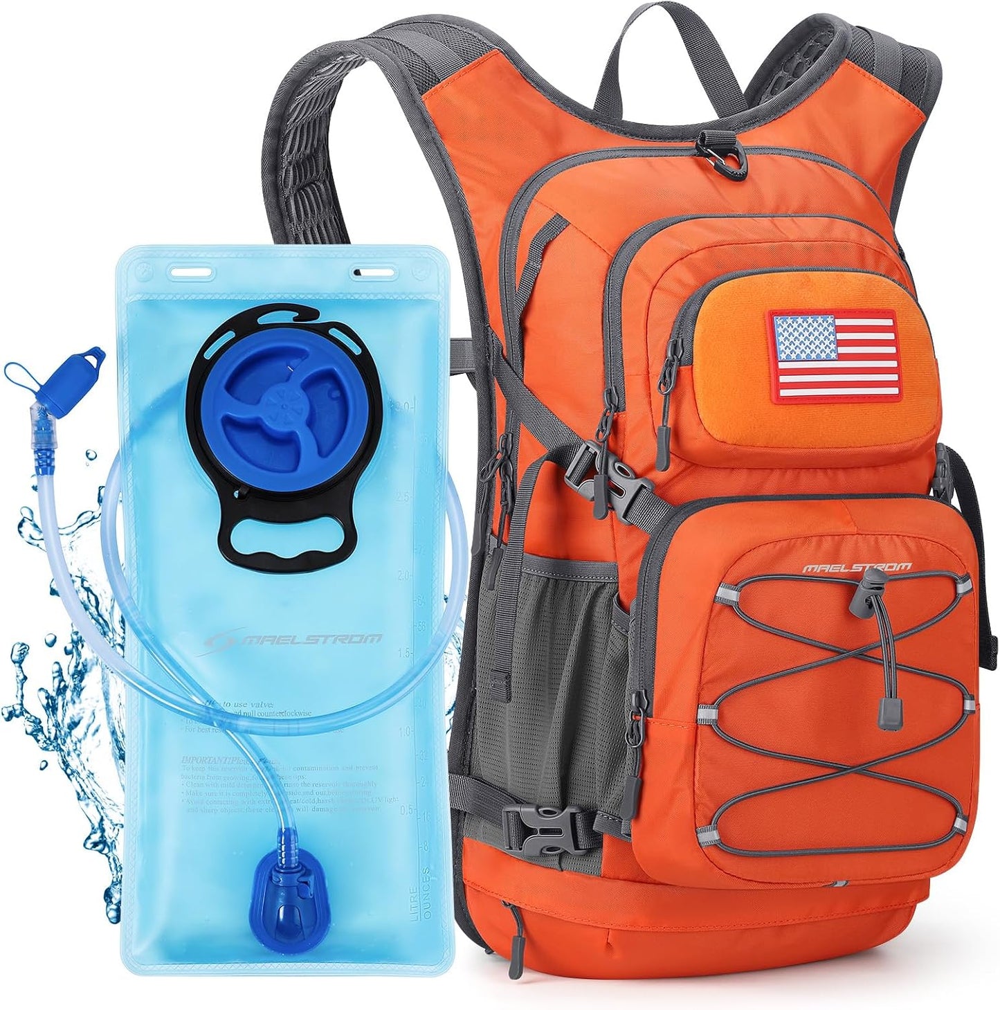 Mochila Hidratación 2L/3L BPA-free con Bolsa Agua