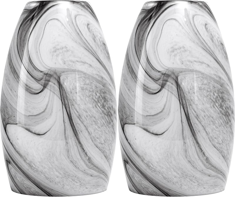 2 Pantallas Vidrio Degradado Gris Ahumado E26 7.8"