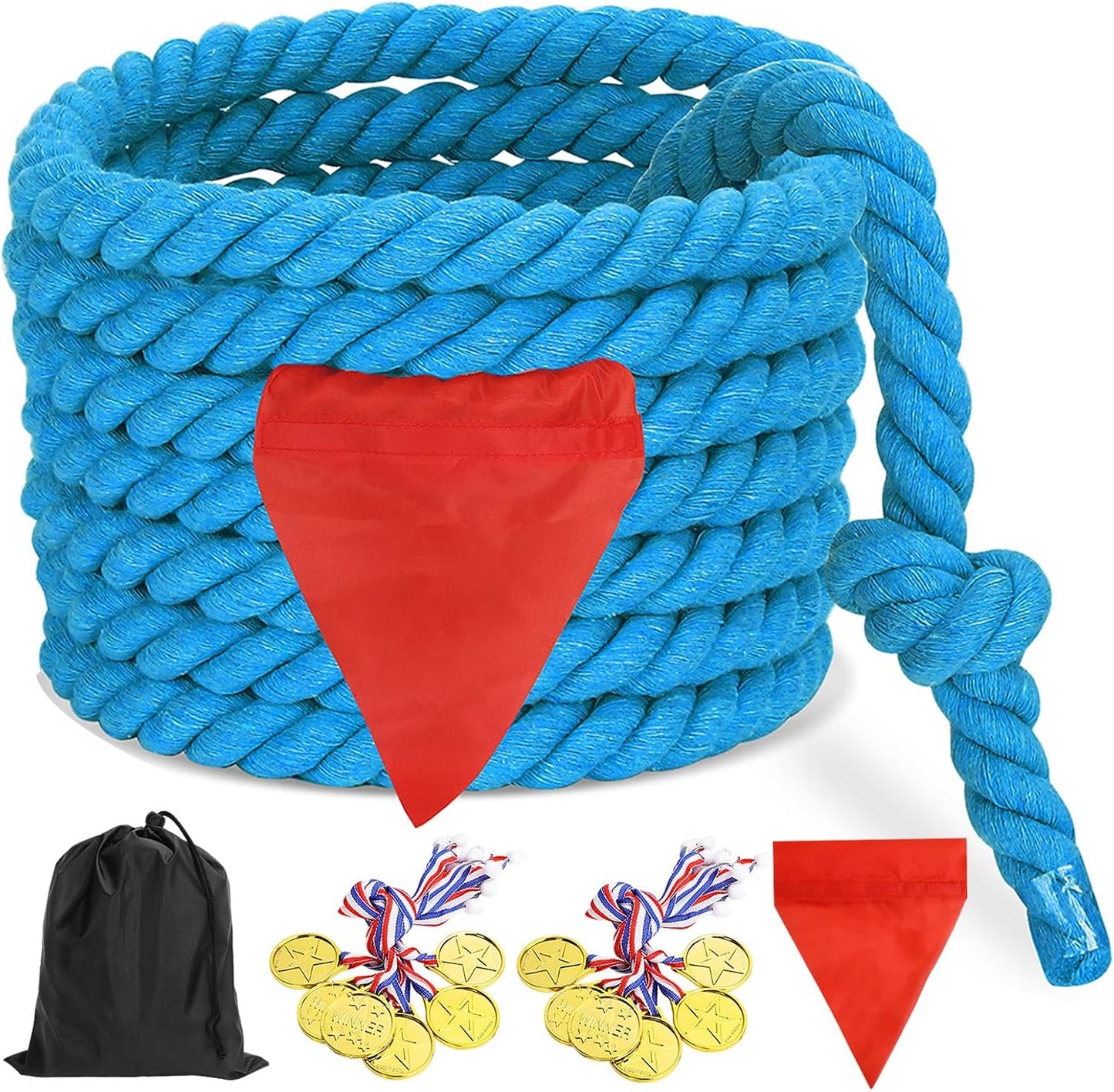 Set tira y afloja 60ft para niños y adultos azul