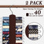 Organiz. corbatas madera giratorio 360° para 40 corbatas