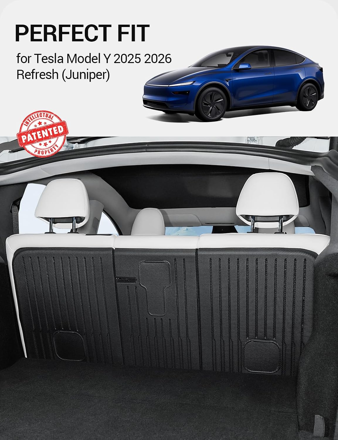 Funda asiento trasero Tesla Model Y Juniper TPE impermeable