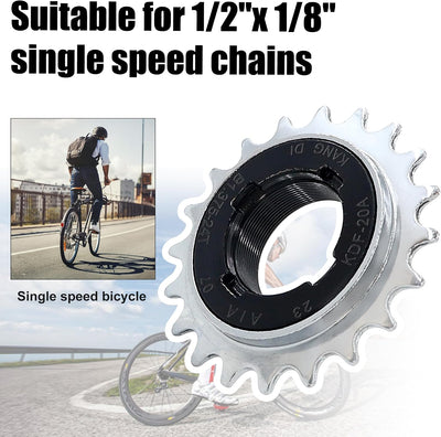 Bicicleta una velocidad freewheel 16t/18t/20t