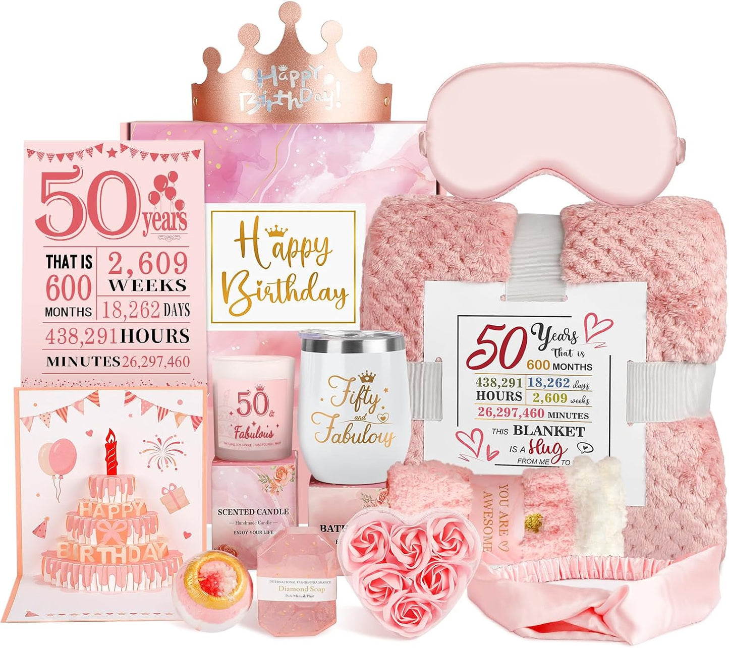 Kit spa relajante 50 cumpleaños mujer madre esposa