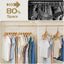 Pack 20 perchas resistentes colgador mágico metal