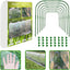 Kit 8 Redes Jardín 10x33pulg Malla Ultrafina para Cultivos