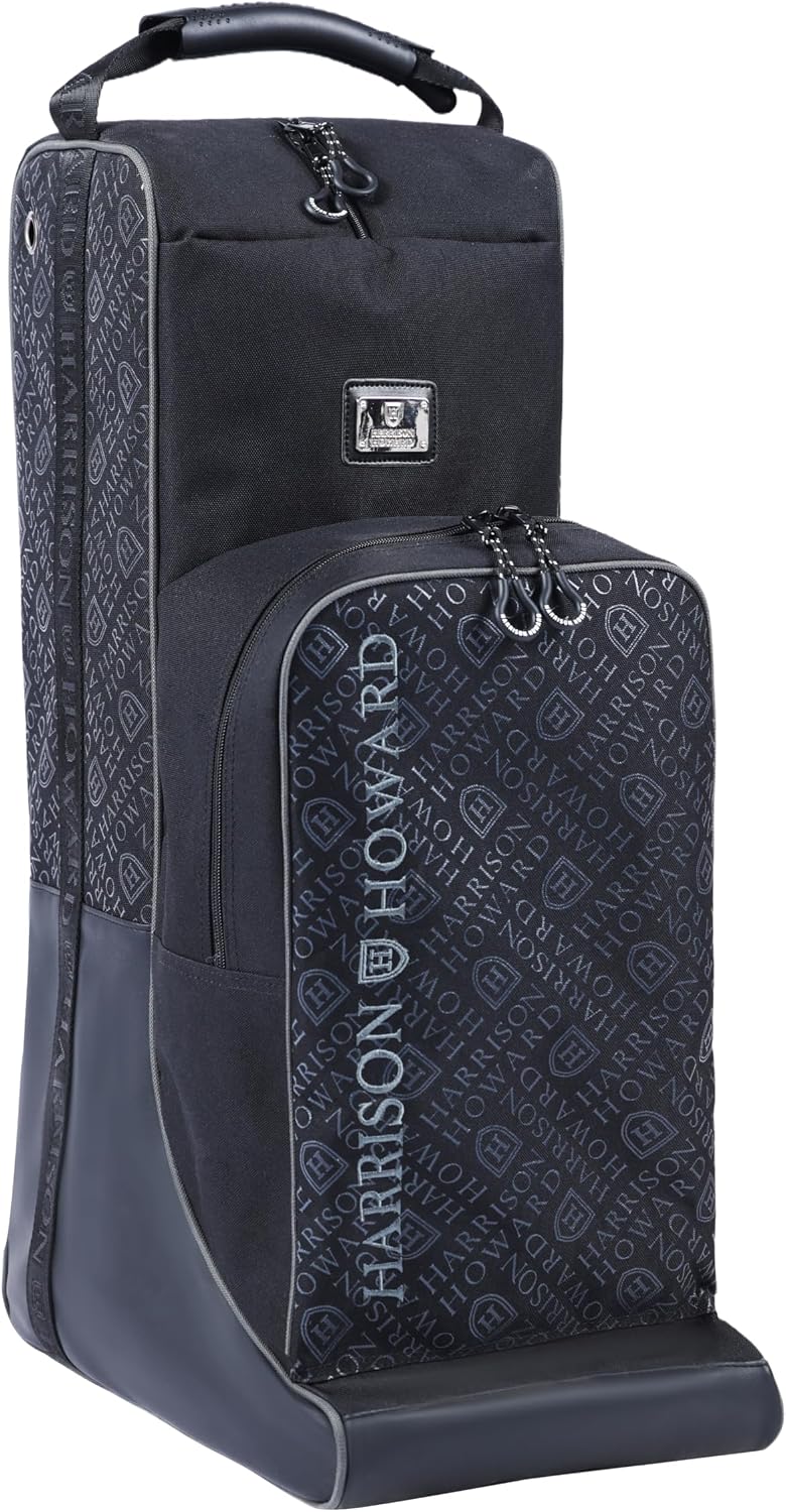 Bolsa para botas ecuestres y casco color negro