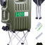 Jarra agua 5gal grifo plegable sin BPA verde