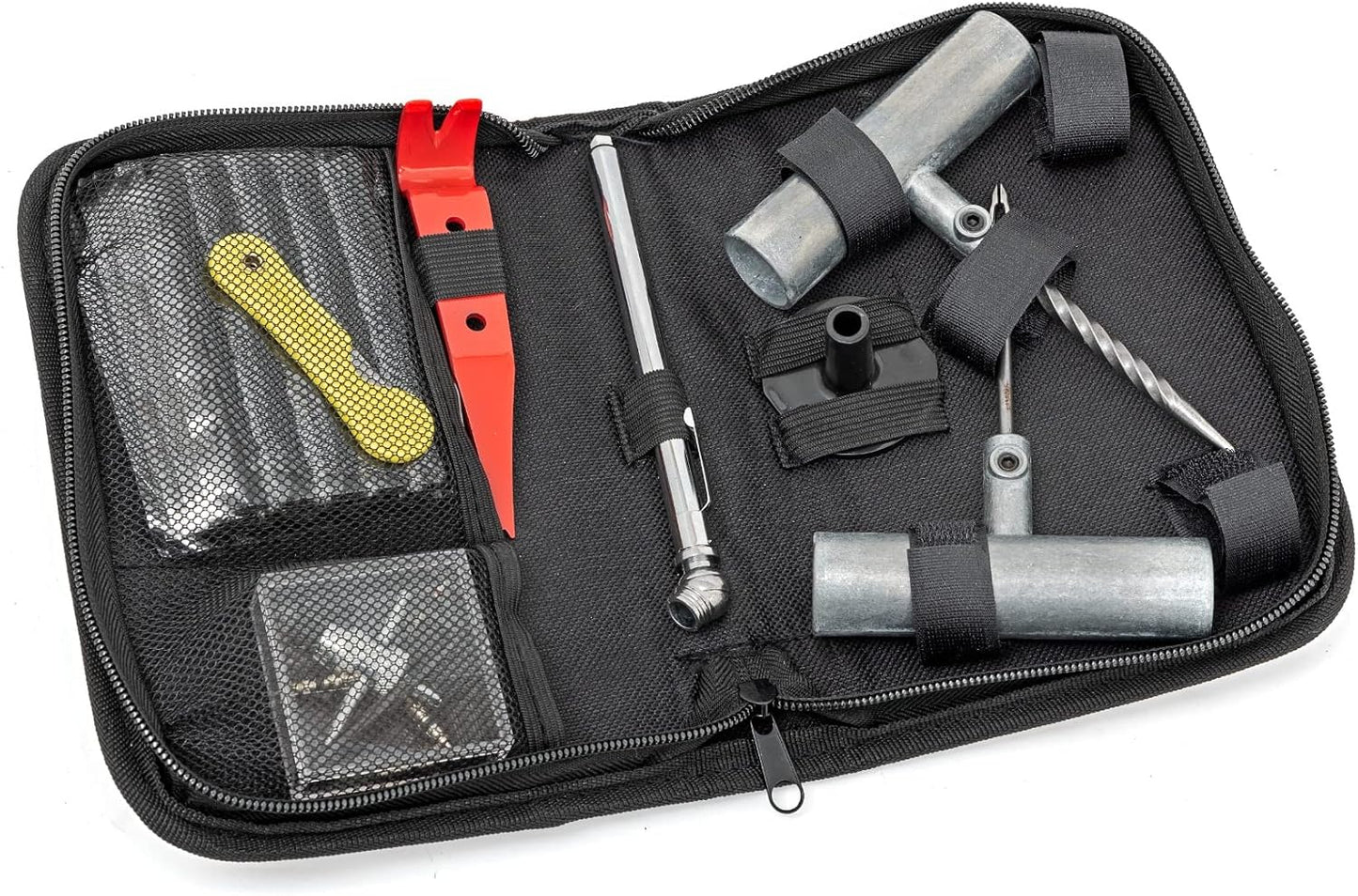 Kit reparación neumáticos emergencia 39 pzas estuche