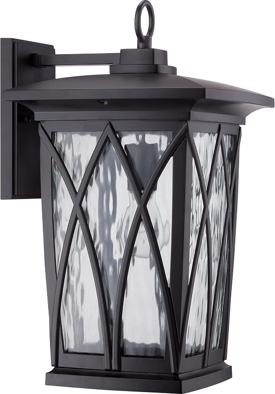 Farol pared exterior negro místico 1 luz