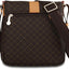 Bolso bandolera hebilla superior marrón mensajero