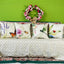 4 Pzas Fundas Almohada Decorativas 16x16" Jardín Patio