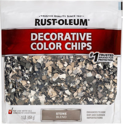 Chips decorativos de piedra mezcla 1libra