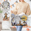 Cesta Halloween plegable decoración hogar 15x10x10pulg gris