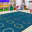 Alfombra educativa abstracta para niños 7ft6pulg x 12ft