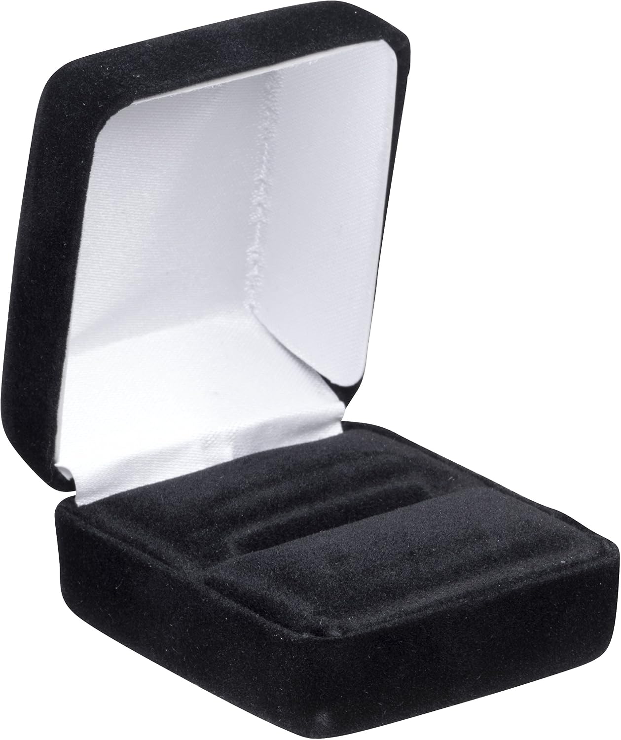 Caja terciopelo para anillo regalo compromiso elegante