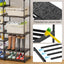 Zapatero 12 niveles negro para 34-50 pares