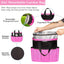 Set 24 Pzas Herramientas Jardín Rosa con Bolsa