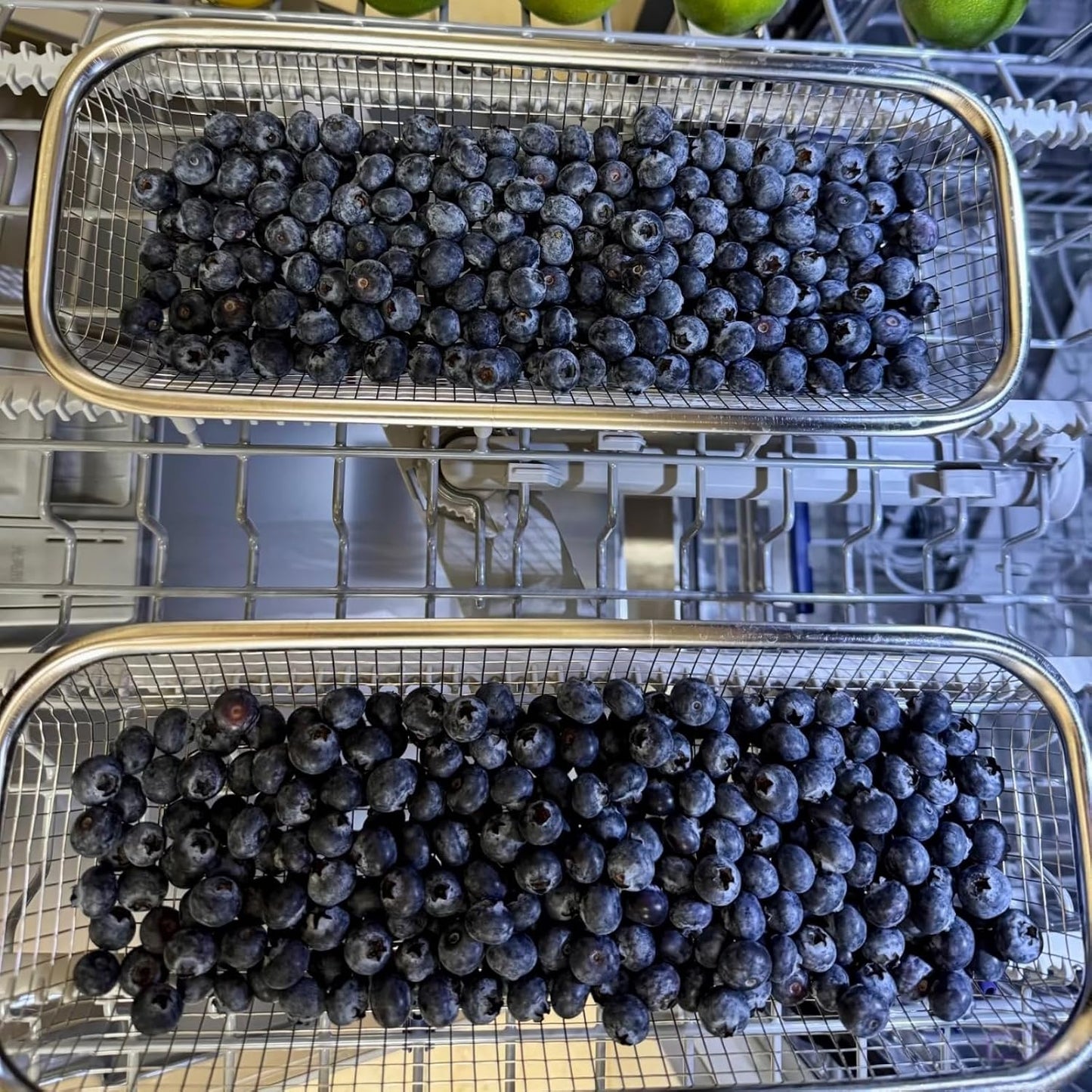 4 Pzas Cestas Lavavajillas Acero Inox Drenaje Utensilios