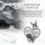 Clip visera coche con corazón Daughter Drive Safely