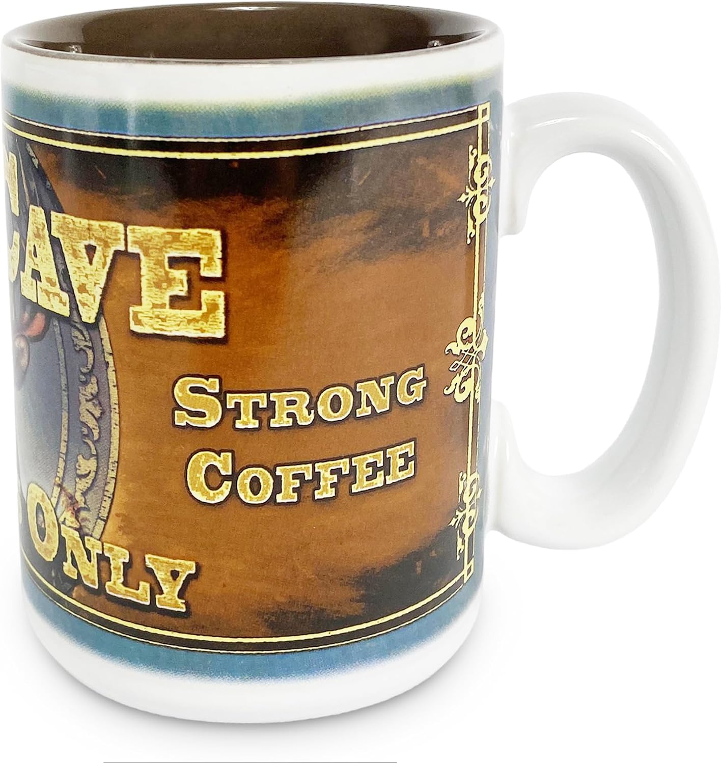 Taza cerámica café con asa 16oz para espresso y té