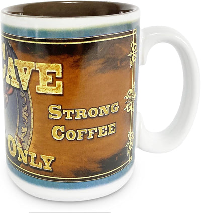 Taza cerámica café con asa 16oz para espresso y té