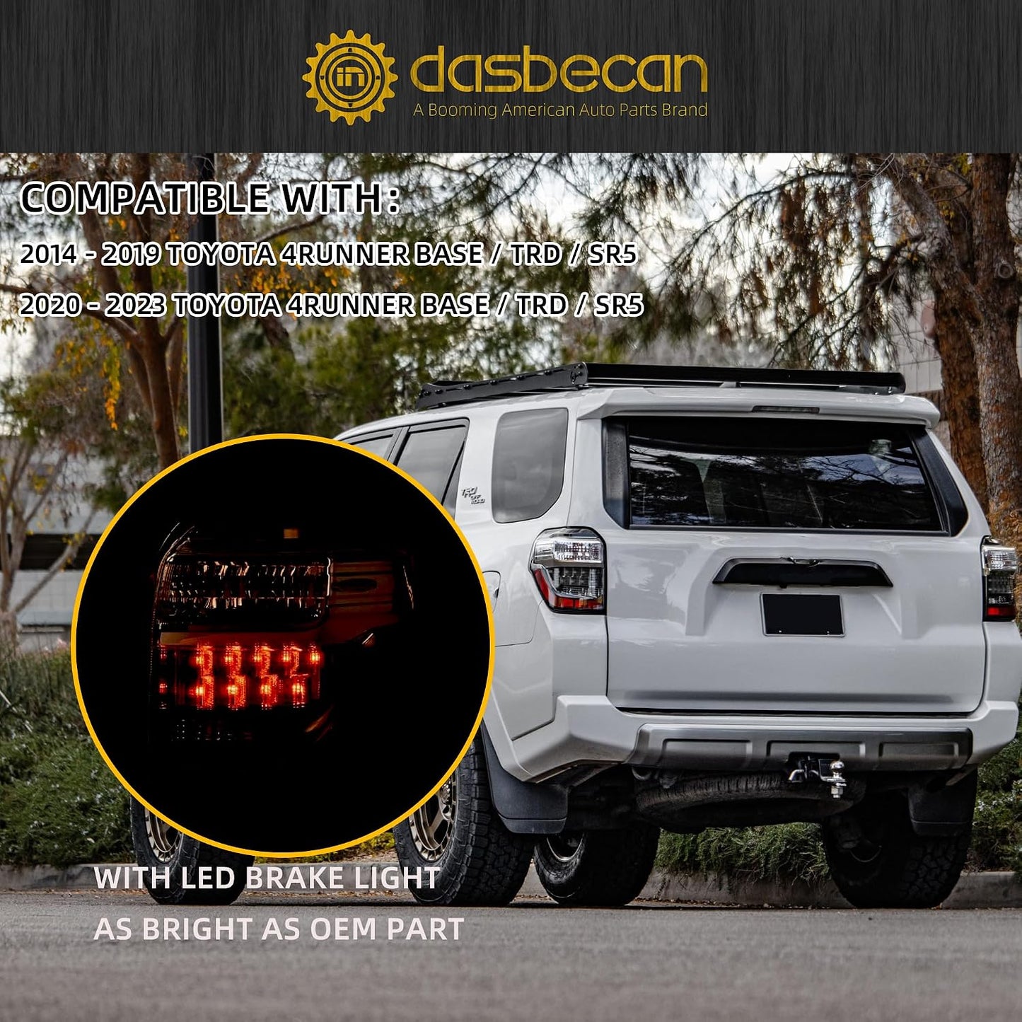 Luz trasera derecha pasajero comp Toyota 4Runner 14-24