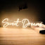 Letrero Neón Sweet Dreams Estilo Granja 25x6.4 Colgante