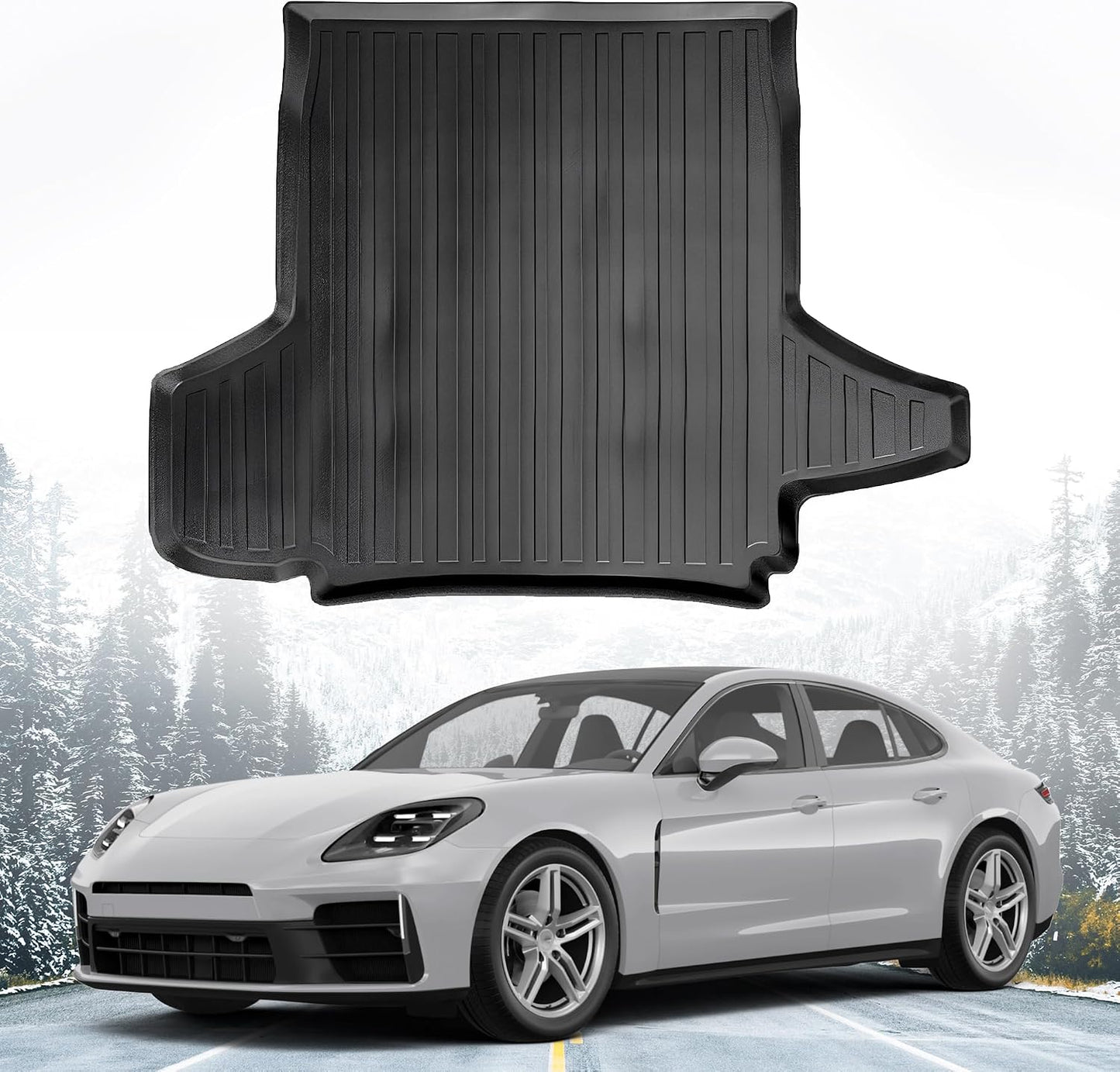 Forro carga Porsche Panamera 24-25 tapete antiderrap