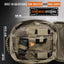 Bolsa hombro táctica con correas MOLLE funda S y S