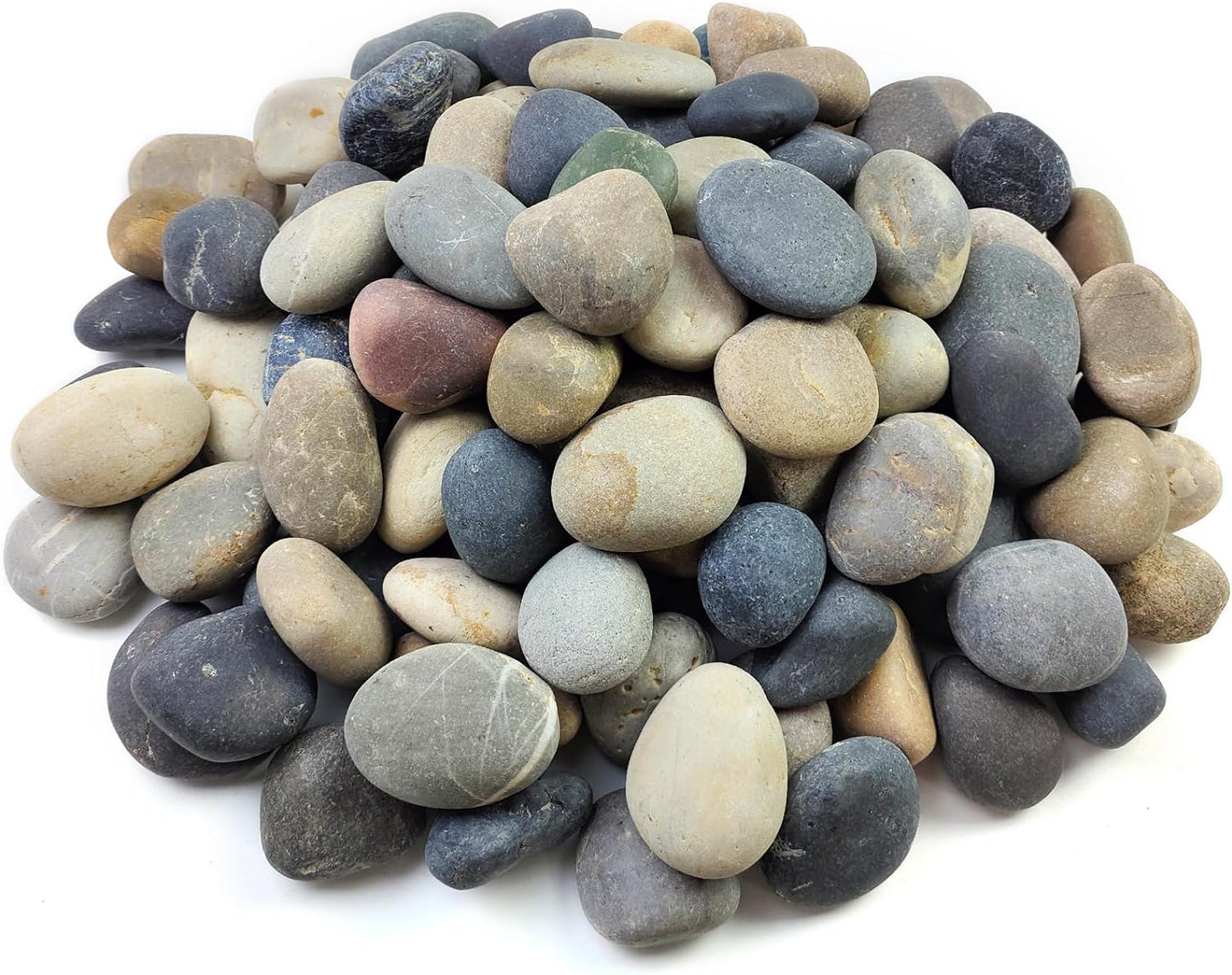 Piedras decorativas de río 2-3pulg para paisajismo y acuario