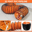 Manguera PVC 32ft cuerda ajustable ventilador escape