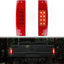 Luz trasera LED Polaris RangerEFI 2 Pzas roja