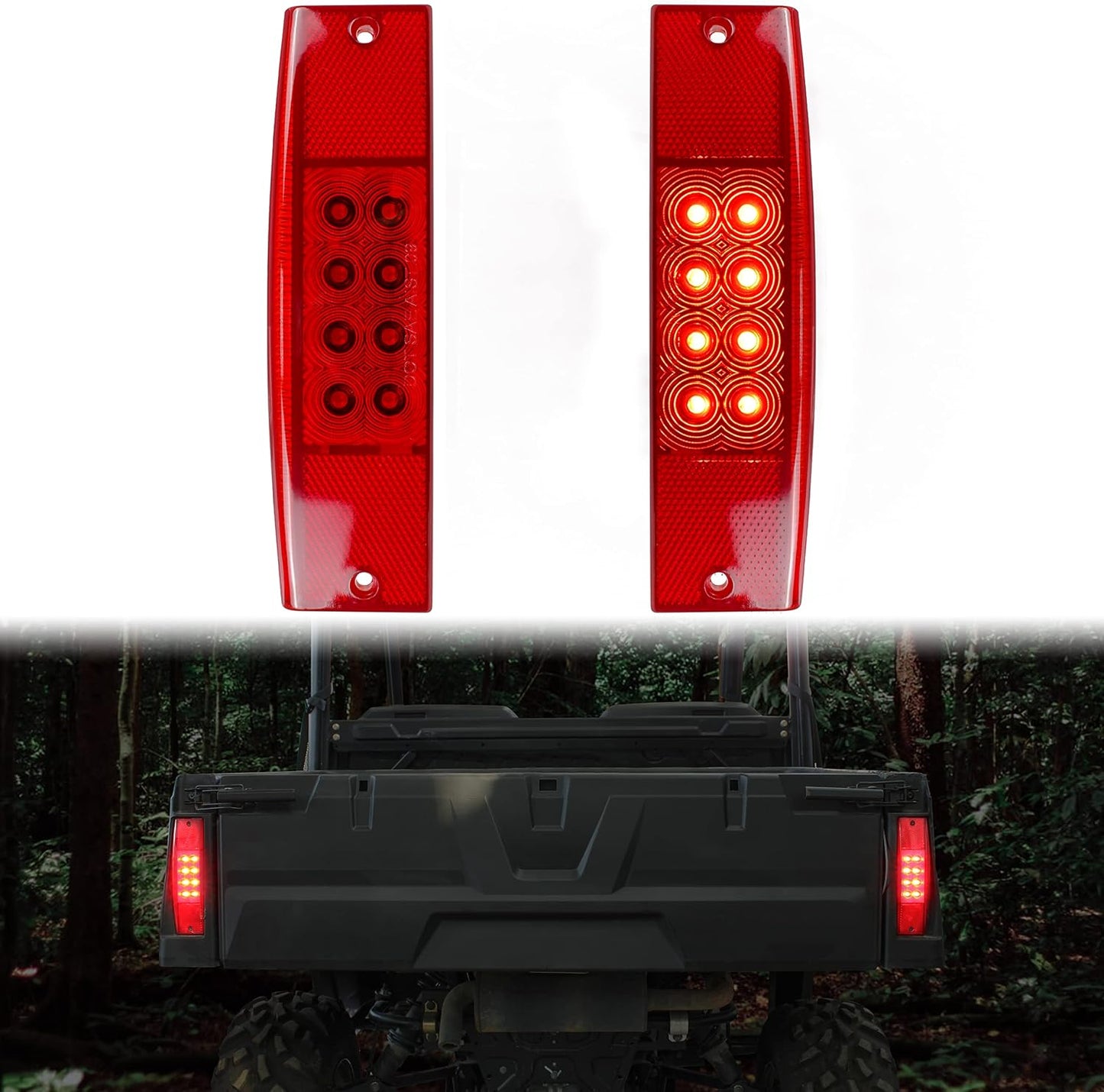Luz trasera LED Polaris RangerEFI 2 Pzas roja