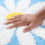 Alfombra baño antiderrap 25.6x25.6pulg café