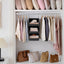 Organiz. colgante 3 estantes plegables negro 29.5x12"