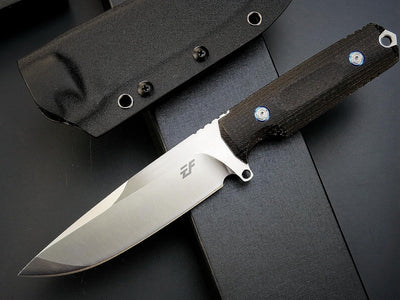 Cuchillo fijo DC53 Micarta tang completo camping caza