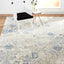 Alfombra de área Melrose Audrey 4x5 marfil/azul