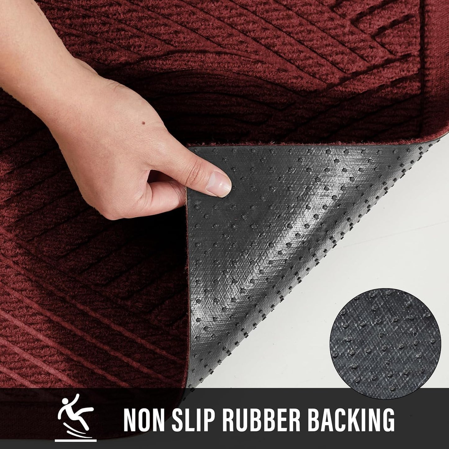 Alfombra puerta antiderrap absorbente resistente